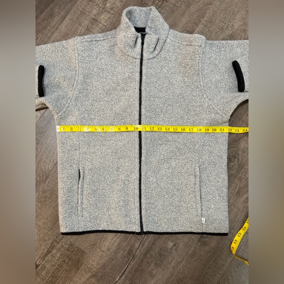 ANIÁN The Pecora Wool Zip Fleece sweater - light grey - medium - Picture 7 of 13